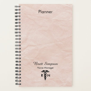 Custom Pink Professional Registered Nurse Planner