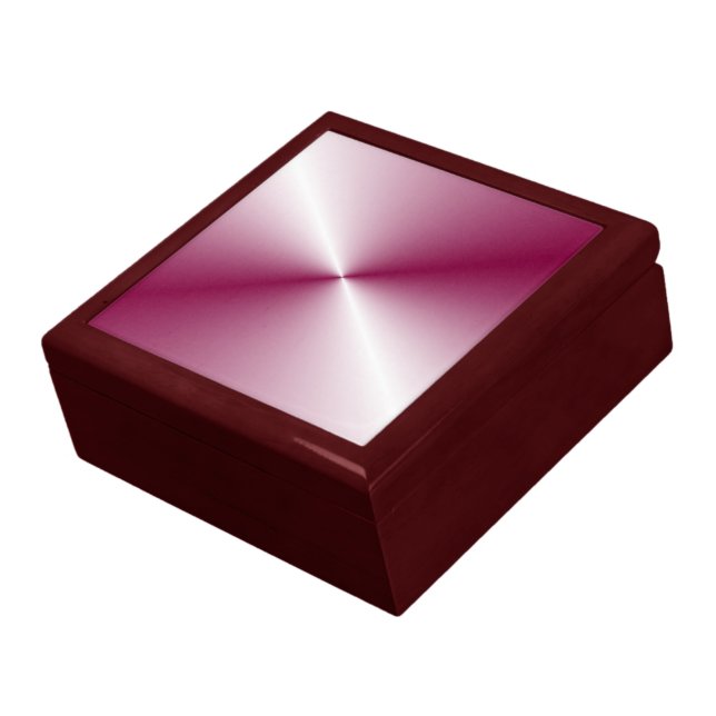 Custom Pink Purple Blank Template Elegant Classic Gift Box (Side)