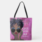 Custom Pink Sorority Black Art