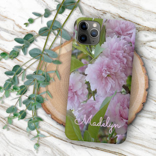 Custom Pink Spring Cherry Blossom Tree Photo iPhone 11 Pro Max Case