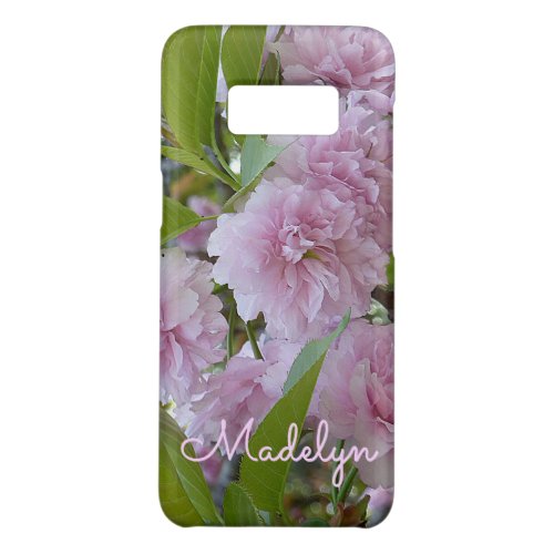 Custom Pink Spring Cherry Blossom Tree Photo Case_Mate Samsung Galaxy S8 Case
