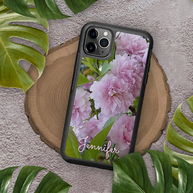 Custom Pink Spring Cherry Blossom Tree Photo Otterbox iPhone Case (Creator Uploaded)