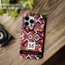 Custom Pink White Grey Orange Black Geometric  Case-Mate iPhone 14 Pro Max Case