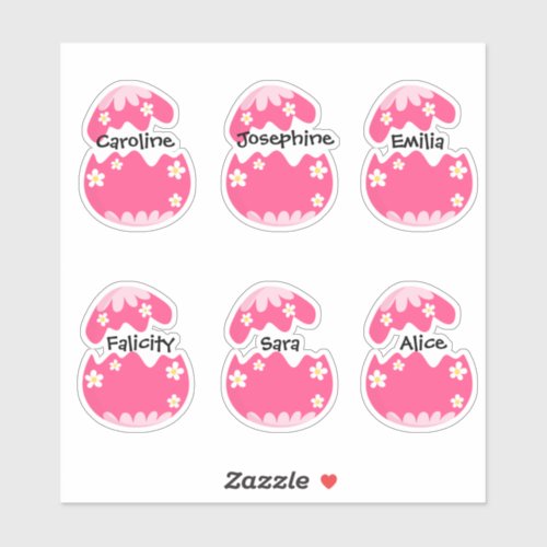 Custom Pinky Egg Stickers