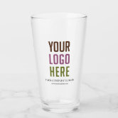 custom drinking glasses no minimum