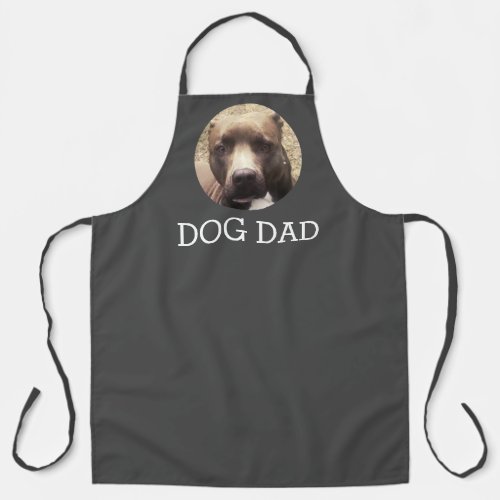 Custom Pitbull Dog Dad Apron
