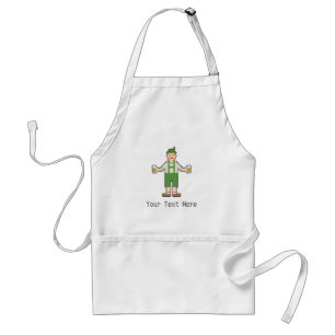 Custom Pixel German with Beer Adult Apron