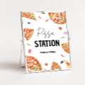 Custom Pizza Station Sign | Zazzle