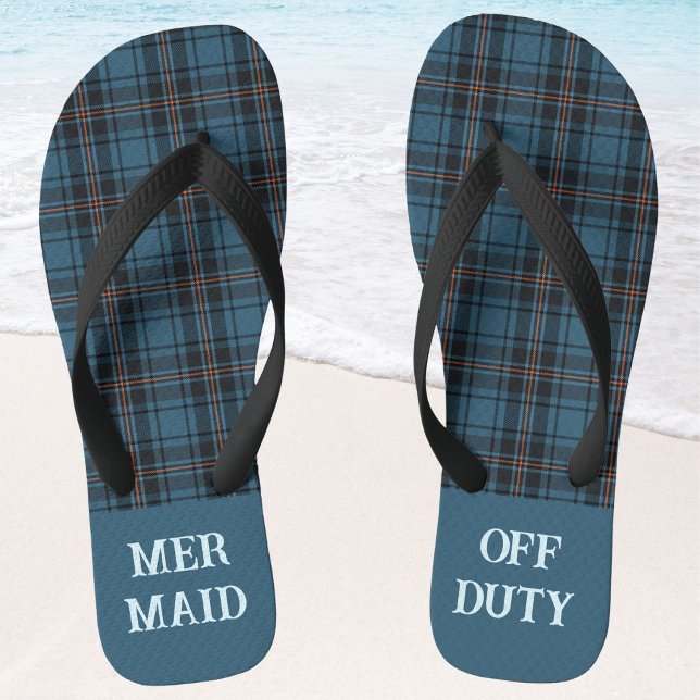 Custom Plaids Funny Beach Retirement Gifts for Dad Flip Flops (Creator Uploaded)