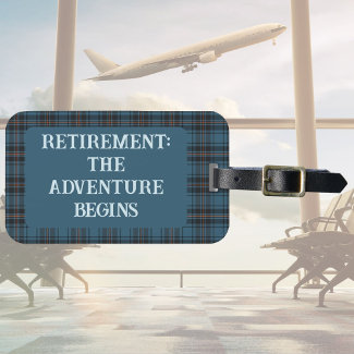Custom Plaids Retirement Travel Gifts for Dad