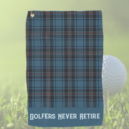 Custom Plaids Sports Retirement Gifts for Dad Golf Towel