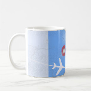 Custom Plane Ticket Travel Mug