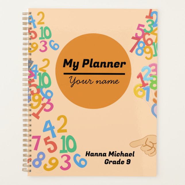 Custom Planner Cover Design - Personalize Yours (Front)