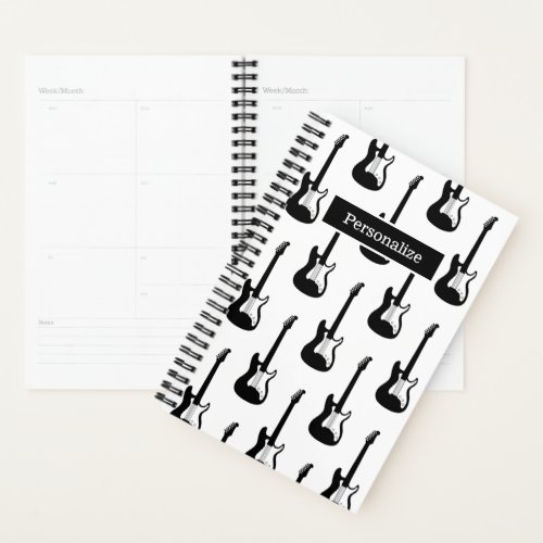 Custom planner for guitar player or music teacher