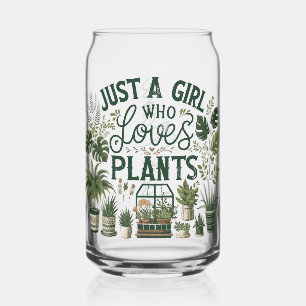 Custom Plant Lover Drinkware Set Can Glass