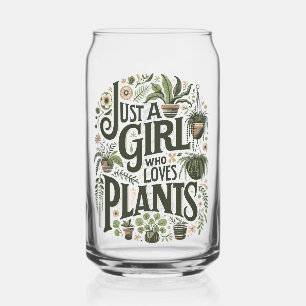 Custom Plant Lover v.3 Drinkware Set Can Glass