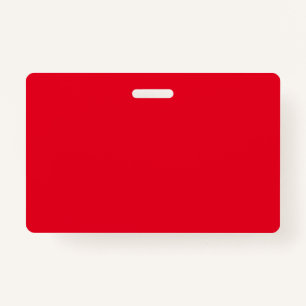 Custom Plastic Badge – Horizontal Design