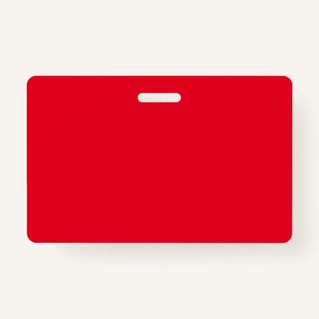 Custom Plastic Badge – Horizontal Design (Front)