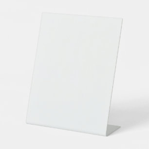 Custom Plastic Pedestal Sign – 8" x 10" Display