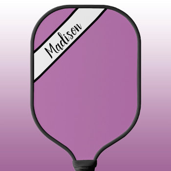 Custom Player Name And Color Personalized Pickleball Paddle by SoccerMomsDepot at Zazzle