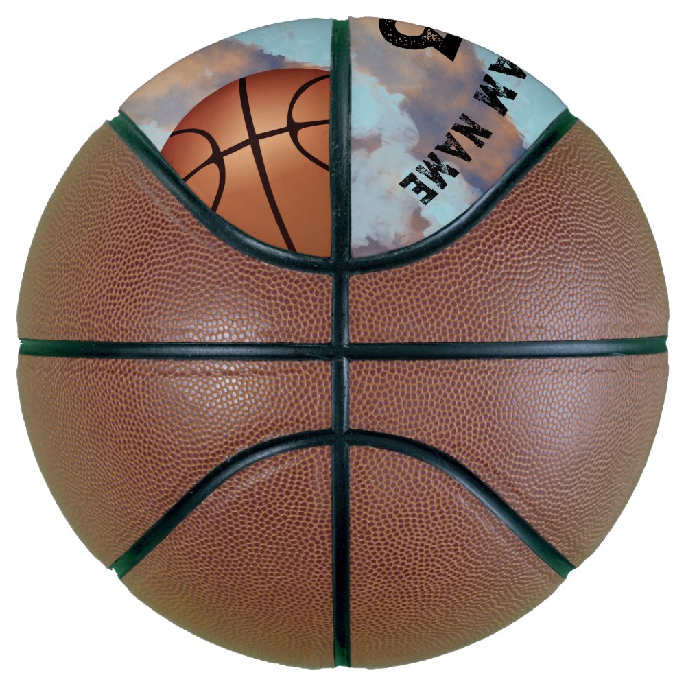 Disover Custom Player Name & Number Team Keepsake Basketballs