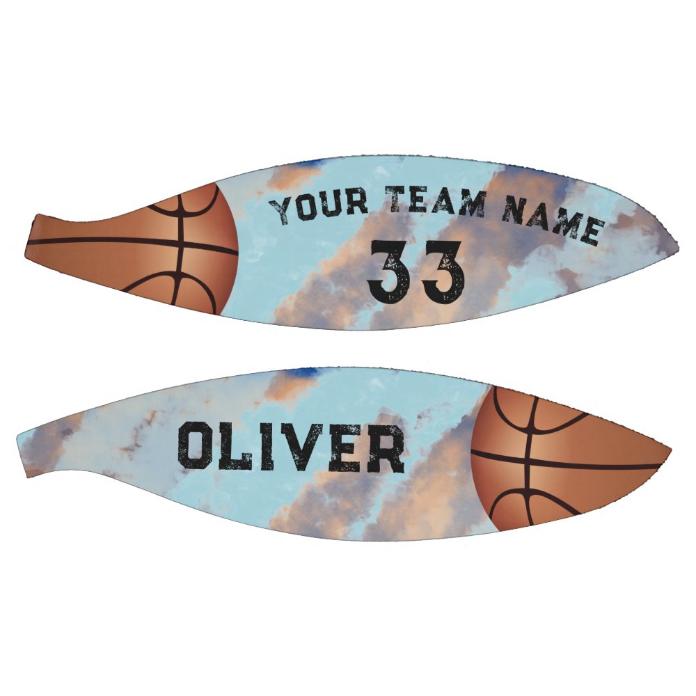 Disover Custom Player Name & Number Team Keepsake Basketballs