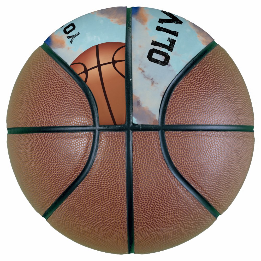 Disover Custom Player Name & Number Team Keepsake Basketballs