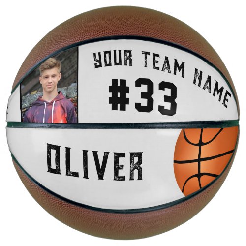 Custom Player Name  Number Team Name Photo  Basketball