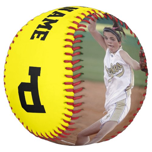 Custom Player Photo Position and Number Fastpitch Softball