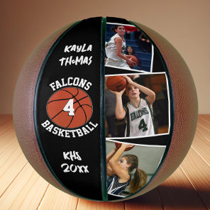 Custom Player Photos Team Name and Number Senior Basketball