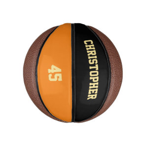 Custom Player Team Club Name Number Monogrammed Mini Basketball