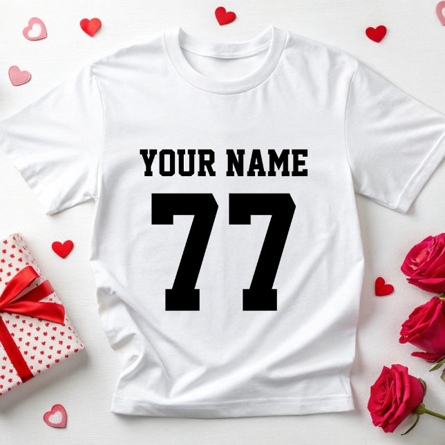 Custom Players Number Personalized Football Mom T-Shirt (Creator Uploaded)