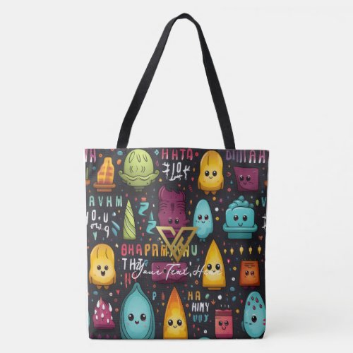 Custom  Playful Pals Personalized Tote