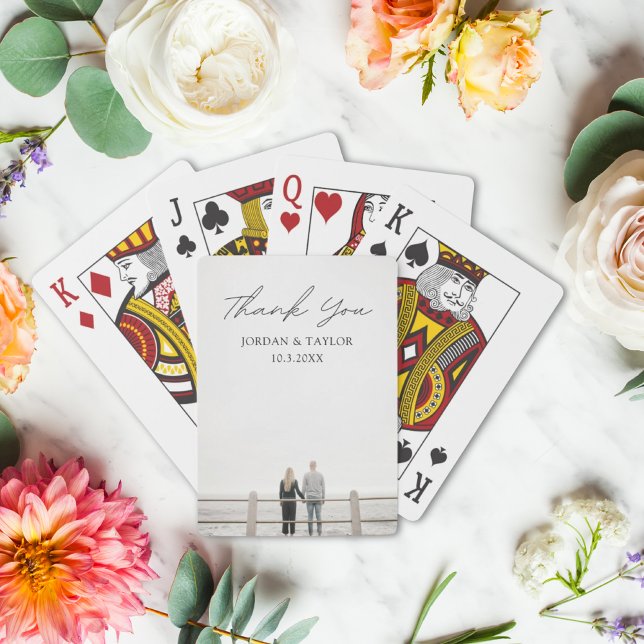 Custom Playing Cards Wedding Photo Thank You Favor (Custom Playing Cards Wedding Photo Thank You Favor
)