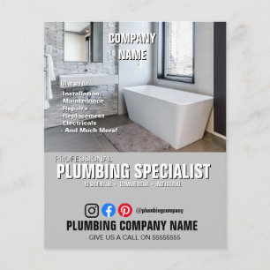 Custom Plumber Flyer – Business Mail Drop