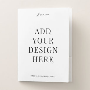 Custom Pocket Folder Printing Upload Artwork