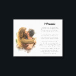 Custom Poem Print, Wedding Song Lyrics with Photo  Canvas Print<br><div class="desc">Celebrate your enduring love with our Custom Wedding Vows Renewal Gift featuring a Photo Canvas Print. Perfect for commemorating your special day, this personalized canvas print showcases your cherished photo along with your heartfelt wedding vows, creating a timeless keepsake. Whether it's your first anniversary or a milestone celebration, this unique...</div>