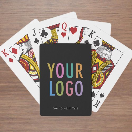 Custom Poker Playing Cards Company Logo No Minimum