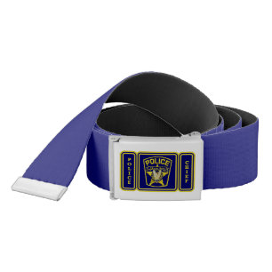 Custom Police Chief Belt and Buckle