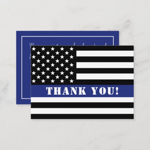 Custom Police Officer Law Enforcement Appreciation Note Card