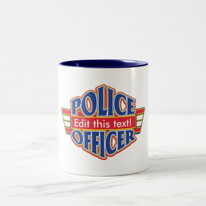 Custom Police Officer Mugs