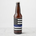 Custom Police Officer Thin Blue Line Police Dept. Beer Bottle Label ...