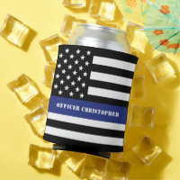 Custom Police Officer Thin Blue Line Police Dept.