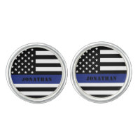 Custom Police Officer Thin Blue Line Police Dept.