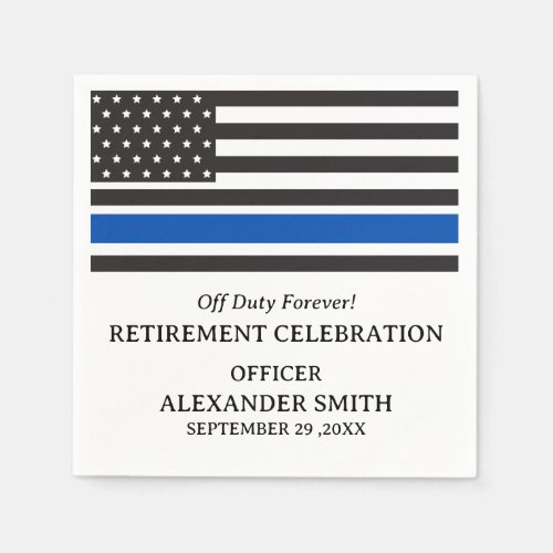 Custom Police Retirement Party