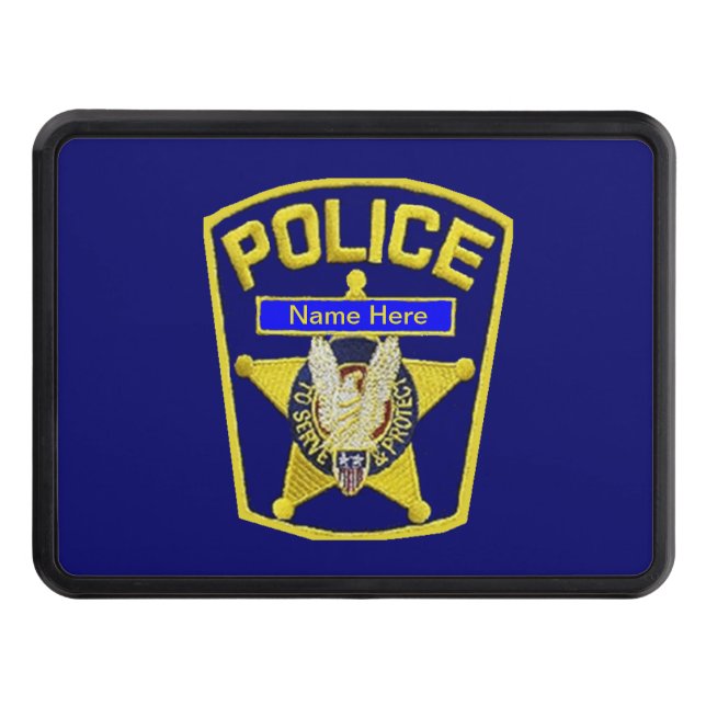 Custom Police Trailer Hitch Cover (Front)