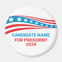 Custom Political Campaign American Flag Election