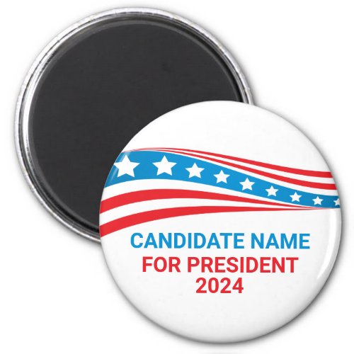 Custom Political Campaign American Flag Election Magnet