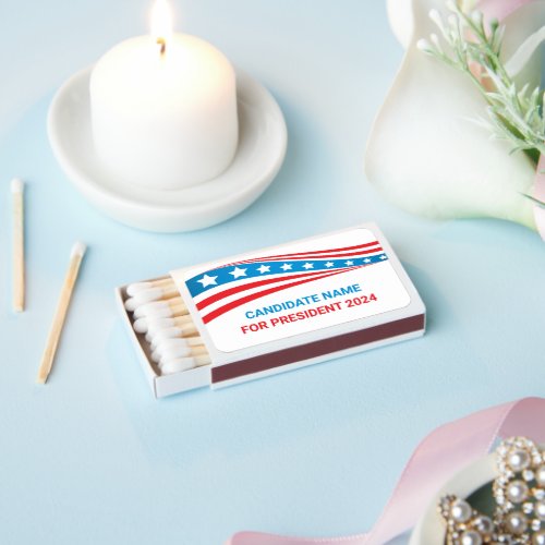 Custom Political Campaign American Flag Election Matchboxes