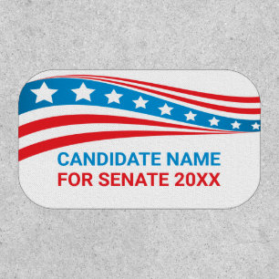 Custom Political Campaign American Flag Election Patch
